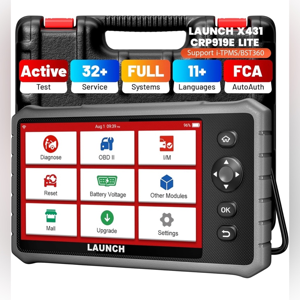 LAUNCH CRP919E LITE OBD2 Scanner Car Diagnostic Tool All System Bi-directional